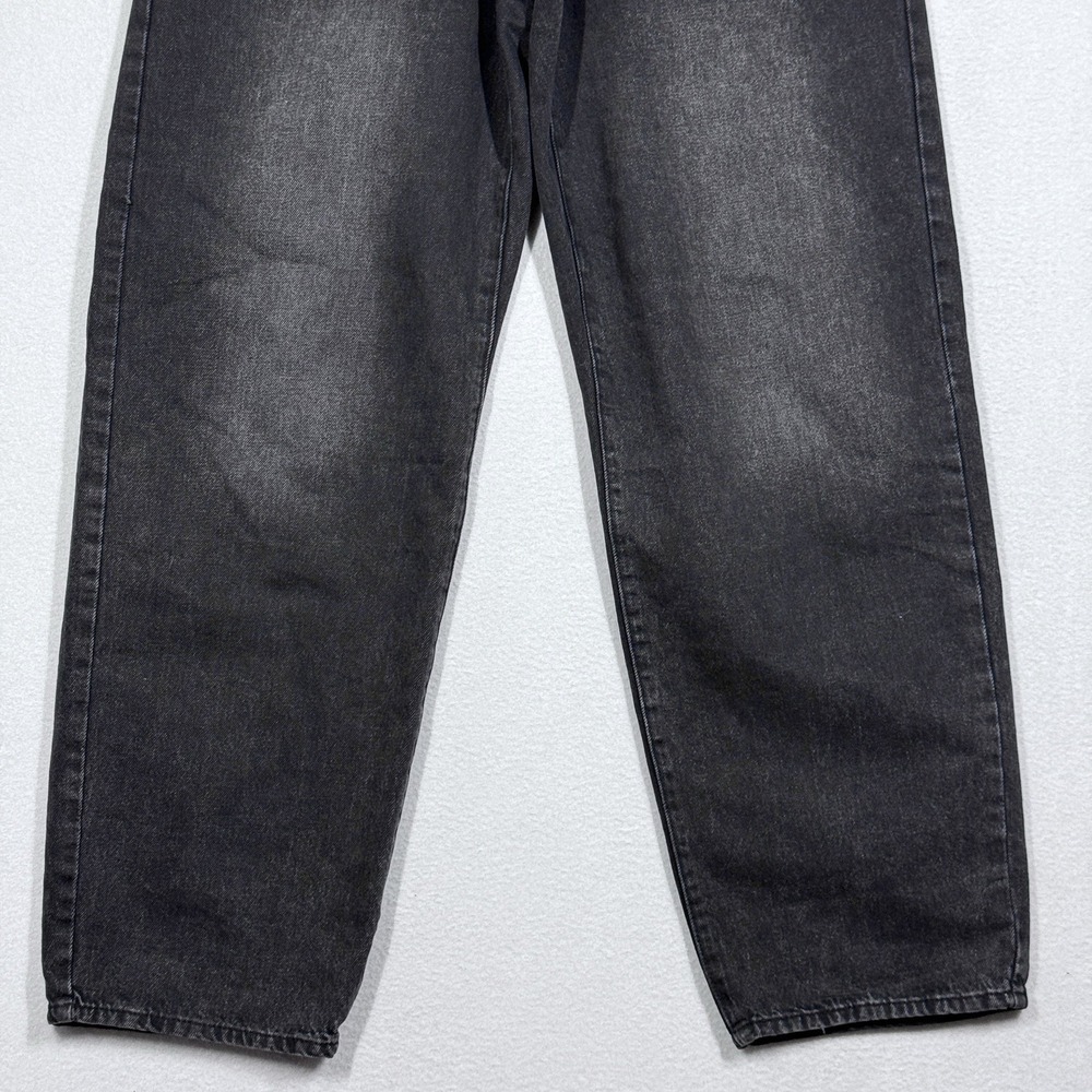 Levis Jeans Womens 31 Baggy Dad Wide Leg BIG E Premium Denim Relaxed Fit Black - Picture 3 of 15